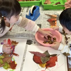 どんぐり遊び・クリスマス製作